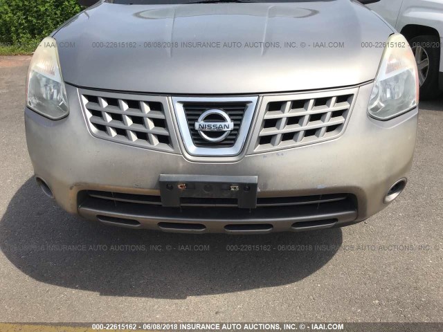 JN8AS58V28W132086 - 2008 NISSAN ROGUE S/SL GRAY photo 6