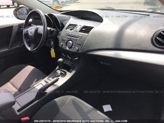 JM1BL1UG0C1518010 - 2012 MAZDA 3 I WHITE photo 5