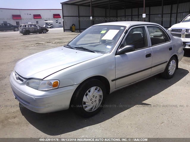 1NXBR12E5YZ310108 - 2000 TOYOTA COROLLA VE/CE/LE 银色 照片 2