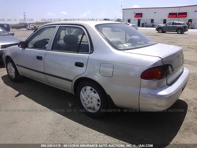 1NXBR12E5YZ310108 - 2000 TOYOTA COROLLA VE/CE/LE 银色 照片 3