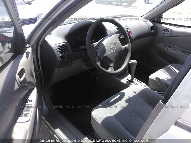 1NXBR12E5YZ310108 - 2000 TOYOTA COROLLA VE/CE/LE SILVER photo 5