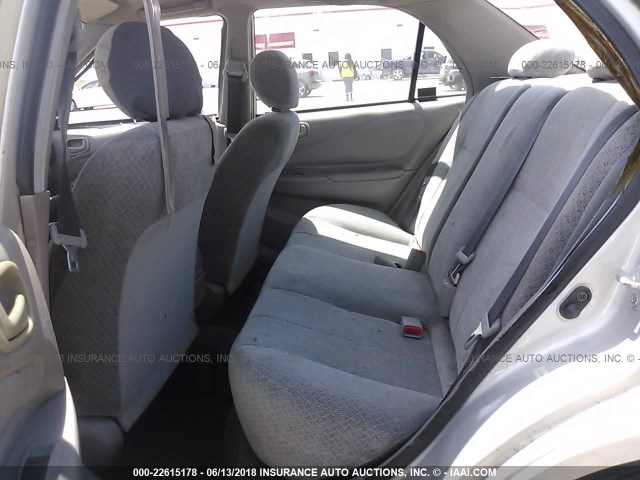 1NXBR12E5YZ310108 - 2000 TOYOTA COROLLA VE/CE/LE 银色 照片 8