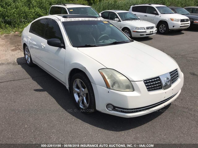 1N4BA41E86C830410 - 2006 NISSAN MAXIMA SE/SL WHITE photo 1