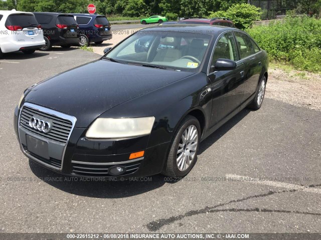 WAUDH74F56N089395 - 2006 AUDI A6 3.2 QUATTRO BLACK photo 2