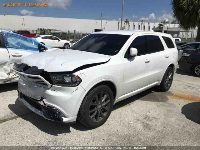 1C4RDHDG4JC254344 - 2018 DODGE DURANGO GT WHITE photo 14