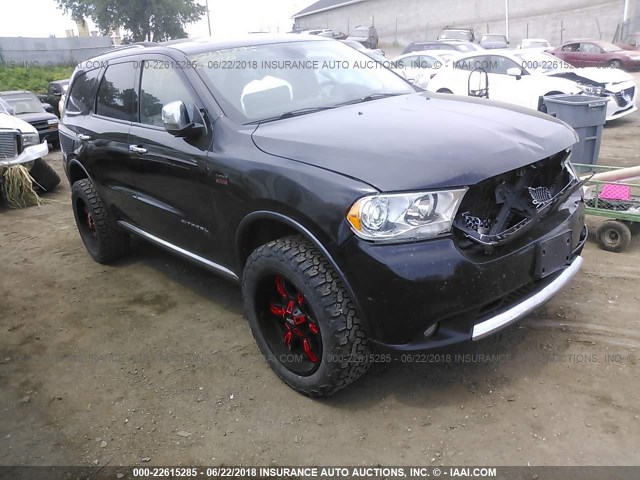 1D4SE5GT7BC689059 - 2011 DODGE DURANGO CITADEL BLACK photo 1