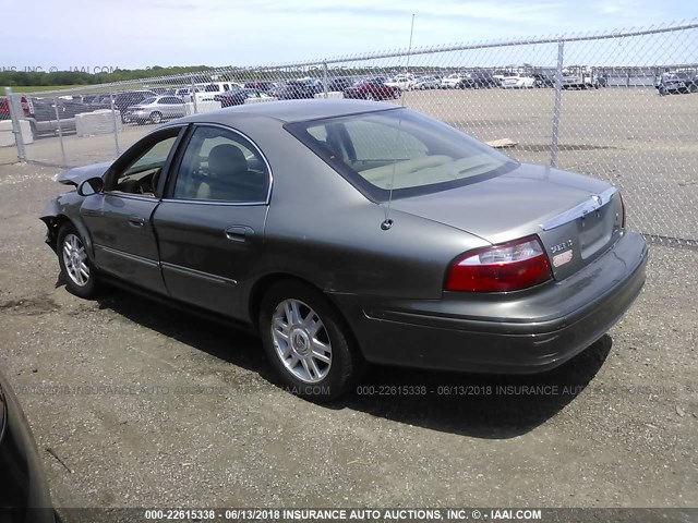 1MEHM55S44G615211 - 2004 MERCURY SABLE LS PREMIUM GRAY photo 3