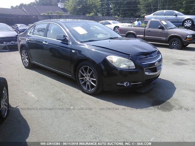 1G1ZK57728F221098 - 2008 CHEVROLET MALIBU LTZ 黑色 照片 1