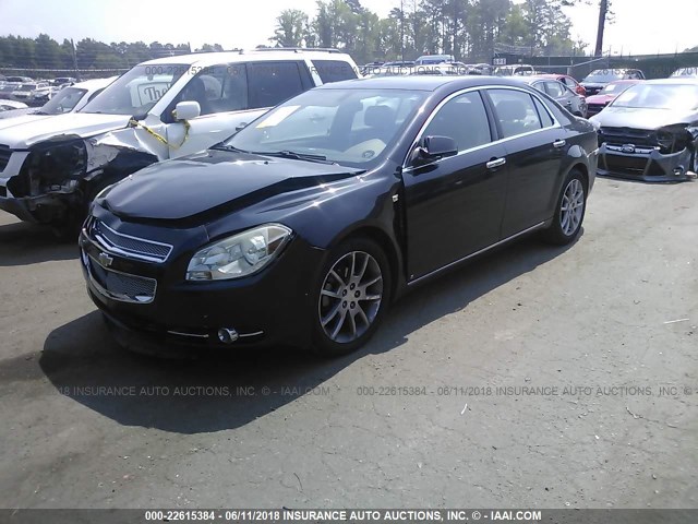 1G1ZK57728F221098 - 2008 CHEVROLET MALIBU LTZ 黑色 照片 2