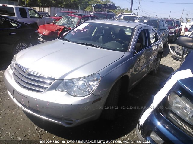 1C3CC5FD5AN155826 - 2010 CHRYSLER SEBRING LIMITED SILVER photo 2