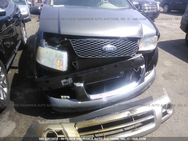 1FMDK02116GA55988 - 2006 FORD FREESTYLE SEL GRAY photo 6