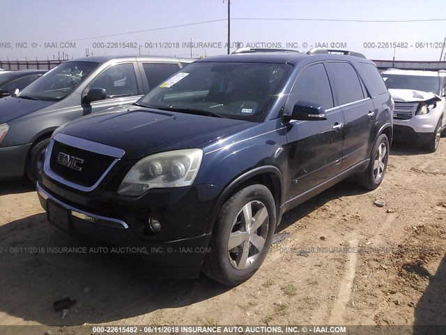 1GKER23DX9J156113 - 2009 GMC ACADIA SLT-1 Темно-синій фото 2