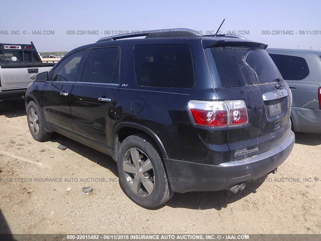 1GKER23DX9J156113 - 2009 GMC ACADIA SLT-1 Dark Blue photo 3