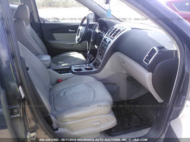 1GKER23DX9J156113 - 2009 GMC ACADIA SLT-1 Темно-синій фото 5