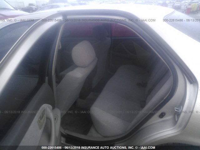 JT2BG22K210599685 - 2001 TOYOTA CAMRY CE/LE/XLE GOLD photo 8