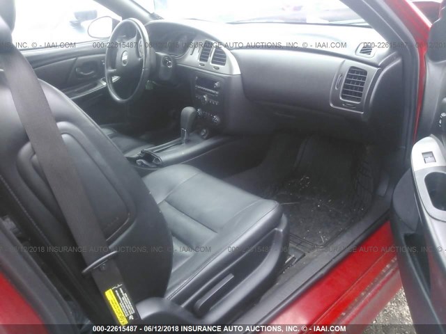 2G1WL16C869294571 - 2006 CHEVROLET MONTE CARLO SS წითელი ფოტო 5