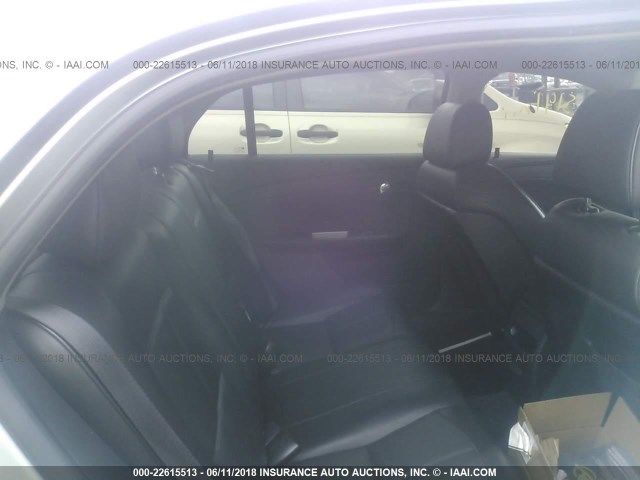 1G1ZK57BX9F227088 - 2009 CHEVROLET MALIBU LTZ 银色 照片 8