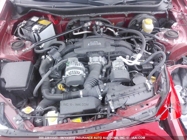 JF1ZNAA10G8704898 - 2016 TOYOTA SCION FR-S RED photo 10