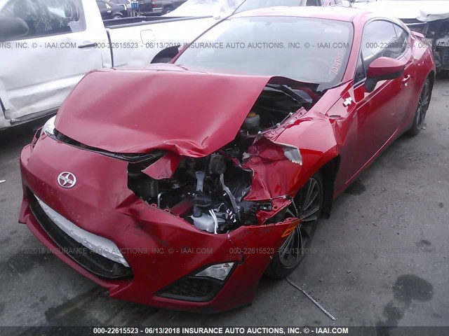 JF1ZNAA10G8704898 - 2016 TOYOTA SCION FR-S RED photo 6