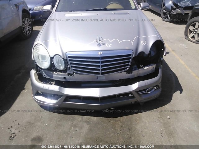 WDBUF87X58B202719 - 2008 MERCEDES-BENZ E 350 4MATIC GRAY photo 6