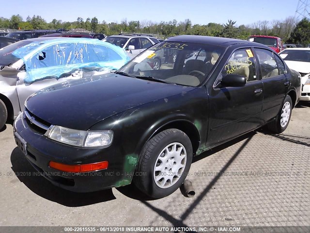 JN1CA21D6VM537238 - 1997 NISSAN MAXIMA GLE/GXE/SE GREEN photo 2