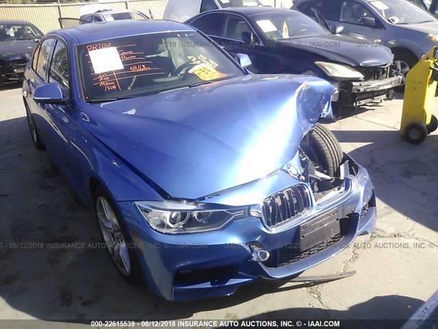 WBA3C1C5XFK118519 - 2015 BMW 328 I SULEV BLUE photo 1