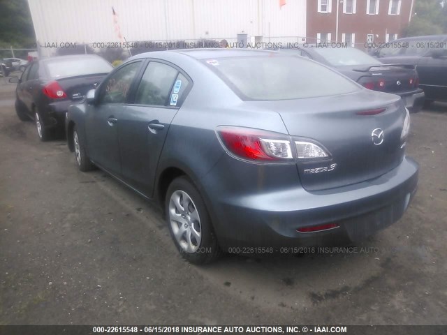 JM1BL1U83D1708037 - 2013 MAZDA 3 I BLUE photo 3