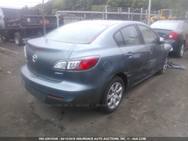 JM1BL1U83D1708037 - 2013 MAZDA 3 I BLUE photo 4