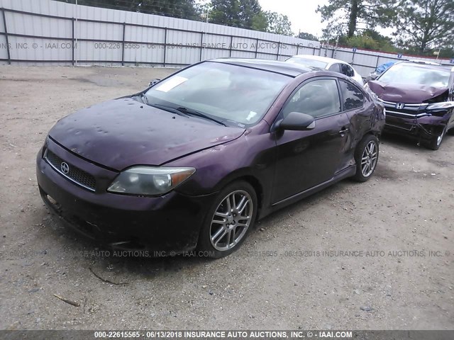 JTKDE167470179529 - 2007 TOYOTA SCION TC 紫色 照片 2