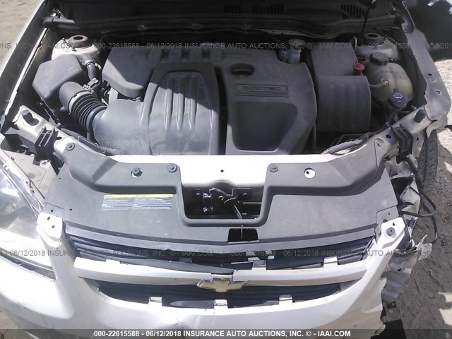 1G1AT58H497114051 - 2009 CHEVROLET COBALT LT TAN photo 10