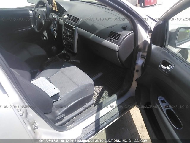 1G1AT58H497114051 - 2009 CHEVROLET COBALT LT TAN photo 5