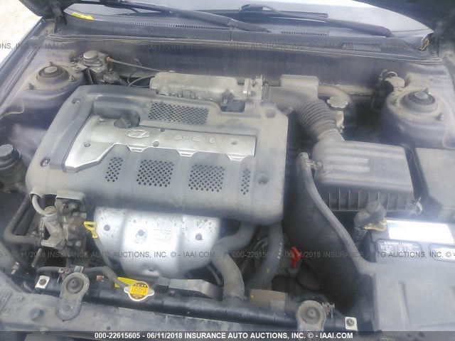 KMHDN45D52U347210 - 2002 HYUNDAI ELANTRA GLS/GT Navy photo 10