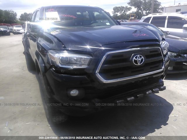 5TFCZ5AN4HX087656 - 2017 TOYOTA TACOMA DBL CAB/SR/TRDSPT/OR/PRO Қара фото 6
