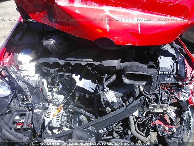 WVWDB7AJ7CW330960 - 2012 VOLKSWAGEN GOLF RED photo 10