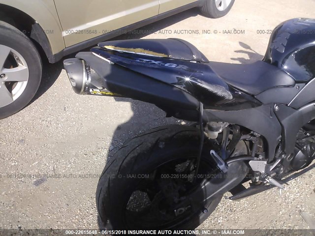 JKAZX4P137A018872 - 2007 KAWASAKI ZX600 P BLACK photo 6