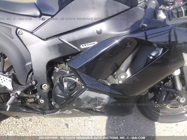 JKAZX4P137A018872 - 2007 KAWASAKI ZX600 P BLACK photo 8