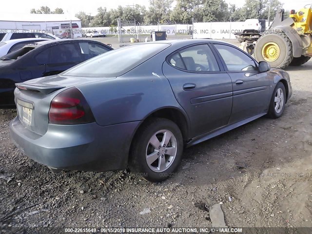 2G2WP552371208034 - 2007 PONTIAC GRAND PRIX BLUE photo 4