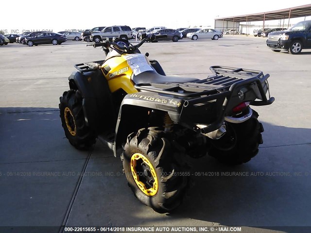 3JBEXCN13BJ000289 - 2011 CAN-AM OUTLANDER 800 YELLOW photo 3