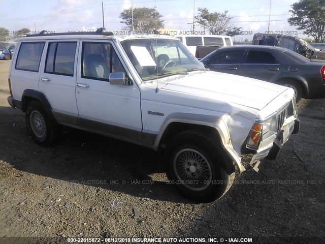 1J4FJ78S6PL530434 - 1993 JEEP CHEROKEE COUNTRY WHITE photo 1