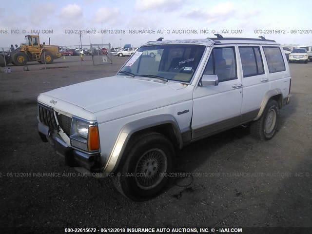 1J4FJ78S6PL530434 - 1993 JEEP CHEROKEE COUNTRY WHITE photo 2