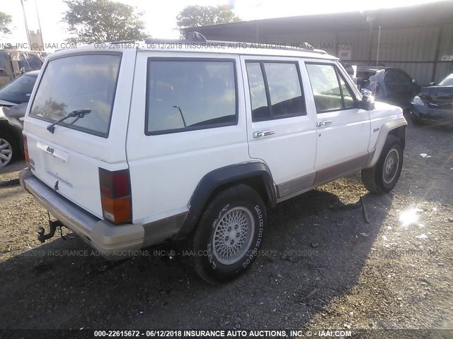 1J4FJ78S6PL530434 - 1993 JEEP CHEROKEE COUNTRY WHITE photo 4