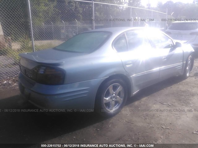 1G2HZ541834167944 - 2003 PONTIAC BONNEVILLE SSEI Light Blue photo 4