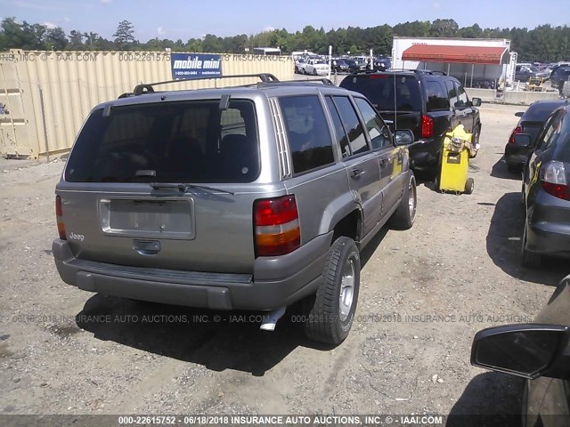 1J4FX58S9WC345439 - 1998 JEEP GRAND CHEROKEE LAREDO/TSI GRAY photo 4