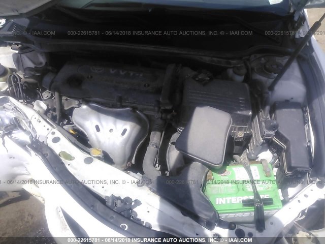 4T1BE46K27U540457 - 2007 TOYOTA CAMRY NEW GENERAT CE/LE/XLE/SE WHITE photo 10