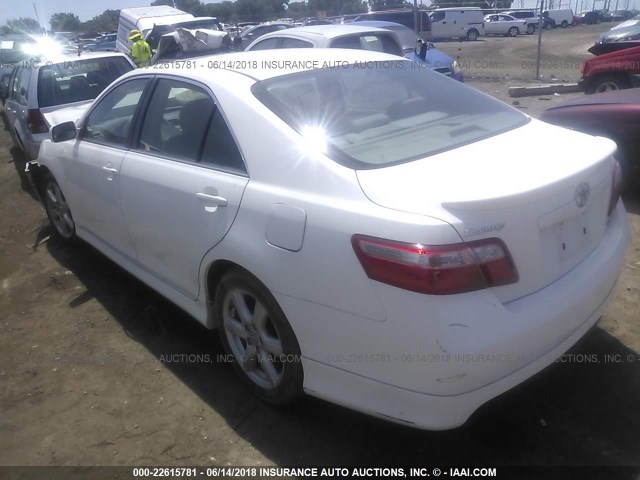 4T1BE46K27U540457 - 2007 TOYOTA CAMRY NEW GENERAT CE/LE/XLE/SE WHITE photo 3