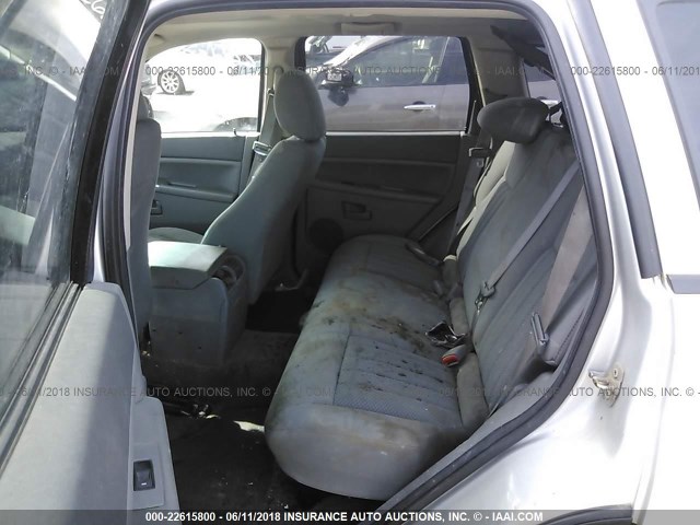 1J4GR48K36C259892 - 2006 JEEP GRAND CHEROKEE LAREDO/COLUMBIA/FREEDOM 灰色 照片 8