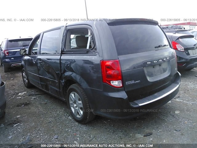 2D4RN4DGXBR731571 - 2011 DODGE GRAND CARAVAN EXPRESS GRAY photo 3