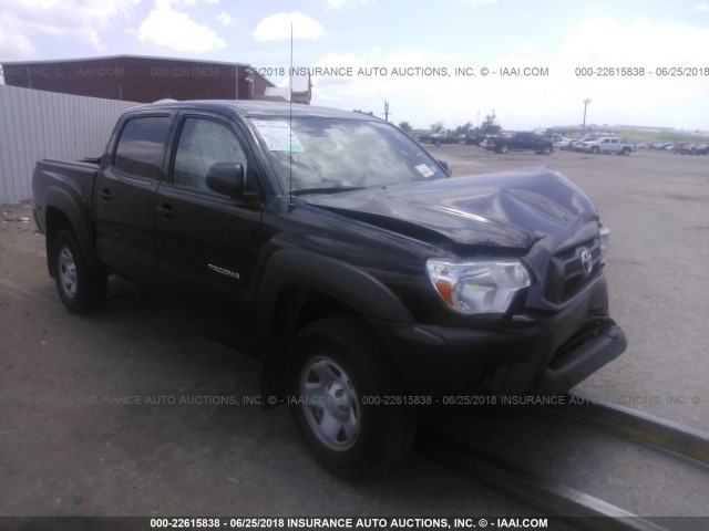 5TFJX4GN0FX050406 - 2015 TOYOTA TACOMA DOUBLE CAB PRERUNNER BLACK photo 1