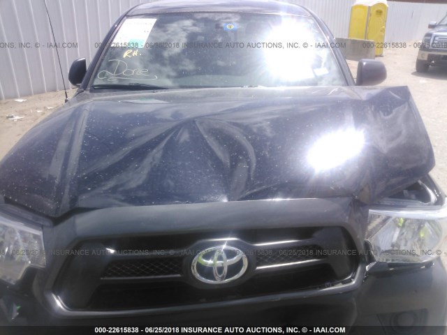 5TFJX4GN0FX050406 - 2015 TOYOTA TACOMA DOUBLE CAB PRERUNNER BLACK photo 10