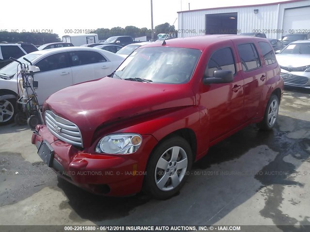 3GNBAADB7AS600362 - 2010 CHEVROLET HHR LS RED photo 2